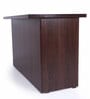 Computer Table In Brown Finish