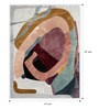 Concentric Multicolour Multicolor Canvas Framed Art Print Set of 2