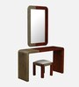Concord Mango Wood Dressing Unit In Honey Oak Finish With Stool
