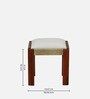Concord Mango Wood Dressing Unit In Honey Oak Finish With Stool