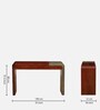Concord Mango Wood Study Table In Honey Oak Finish