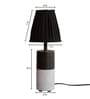 Concrete Black Table Lamp