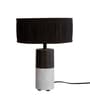 Concrete Drum Black Table Lamp