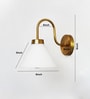 Cone Shape Curve Holder Wall Sconce