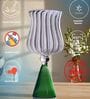 Cone Stem Cocktail | Borosilicate Glass(Green, Set of 2)
