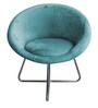 Coneec Tub Accent Chair lounge in Light Blue Colour