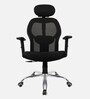 Confidant Breathable Mesh Ergonomic Chairs In Black Colour