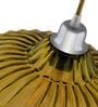 Confined Yellow Glass Hanging Light