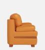 Conforto Leatherette 1 Seater Sofa in Tan Brown Colour