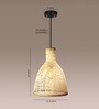 Conical Handmade Bamboo Pendant Hanging Light (Beige)