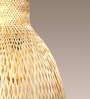 Conical Handmade Bamboo Pendant Hanging Light (Beige)