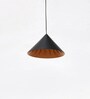 Black Conical Heist Wall Lamp