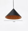 Black Conical Heist Wall Lamp
