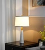 Conical LED Table Lamp with Drum Shade