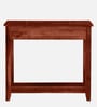 Connell Sheesham Wood Writing Table In Scratch Resistant Honey Oak Finish