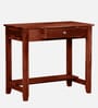 Connell Sheesham Wood Writing Table In Scratch Resistant Honey Oak Finish
