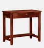 Connell Sheesham Wood Writing Table In Scratch Resistant Honey Oak Finish