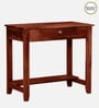 Connell Sheesham Wood Writing Table In Scratch Resistant Honey Oak Finish