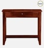 Connell Sheesham Wood Writing Table In Scratch Resistant Honey Oak Finish