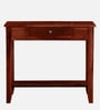 Connell Sheesham Wood Writing Table In Scratch Resistant Honey Oak Finish