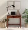 Connell Sheesham Wood Writing Table In Scratch Resistant Provincial Teak Finish