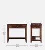Connell Sheesham Wood Writing Table In Scratch Resistant Provincial Teak Finish
