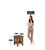 Conolly Side Table in Brown Colour