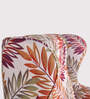 Conor Fabric Full Back Lounge Chair in Multi-Colour