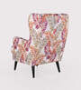 Conor Fabric Full Back Lounge Chair in Multi-Colour