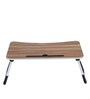 Conrad Portable Laptop Table in Walnut Colour
