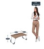 Conrad Portable Laptop Table in Walnut Colour