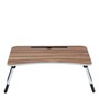 Conrad Portable Laptop Table in Walnut Colour