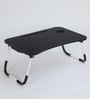 Conrad Portable Laptop Table with Tray in Wenge Colour