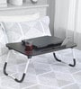 Conrad Portable Laptop Table with Tray in Wenge Colour