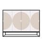 Console Table In White Finish