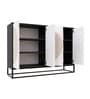 Console Table In White Finish