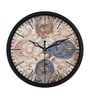 Niyor Black Plastic Wall Clock