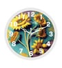 Topeka White Plastic Wall Clock