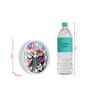 Peony White Plastic Wall Clock