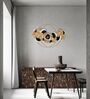 Contemporary Gold & Black Iron Wall Art