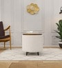 Contemporary Boucle Ottoman In Beige Colour Contemporary Boucle Ottoman In Beige Colour