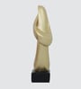 Contemporary Golden Resin Table Decor