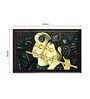 Contemporary Radha Krishna Handmade Oil Painting On Canvas Framed