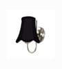 Contemporary Steel Wall Lamp   Black Cotton Shade | Hotel & Bedroom
