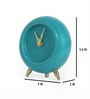 Contemporary Turquoise Stone Table Clock