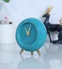 Contemporary Turquoise Stone Table Clock