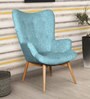 Contour Lounge Chair In Ice Blue Colour