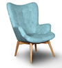Contour Lounge Chair In Ice Blue Colour