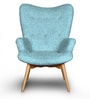 Contour Lounge Chair In Ice Blue Colour