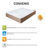 Convenio Queen Bed 78x60x4 Foam Mattress (Free Pillows with Bedsheet)